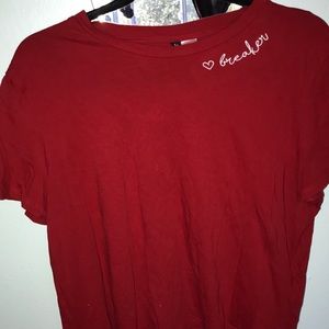 Heartbreaker ribbed shirt